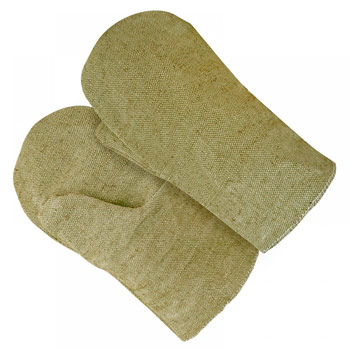 Рукавицы брезентовые с брезентовым наладонником ОП