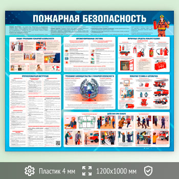 Стенд «Пожарная безопасность» (PB-29-ECONOMY2)